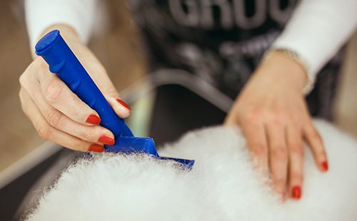 Расческа для шерсти собак